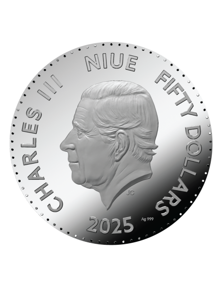 AÑO DE LA SERPIENTE Moneda de Plata de 1 Kg 50$ Niue 2024 - Coins & More - Niue