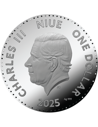 YEAR OF THE SNAKE 1/2 Oz Silver Coin 1$ Niue 2024 - Coins & More - Niue