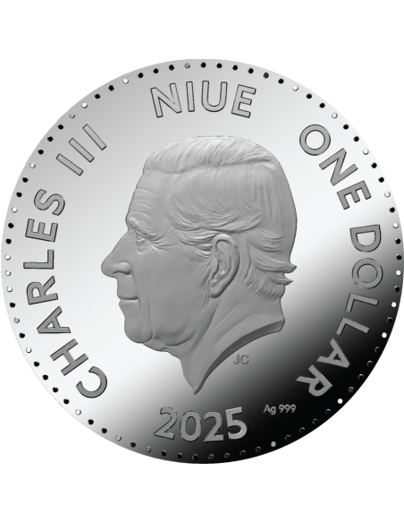 ANNO DEL SERPENTE Moneta d'argento da 1/2 Oz 1$ Niue 2024 - Coins & More - Niue