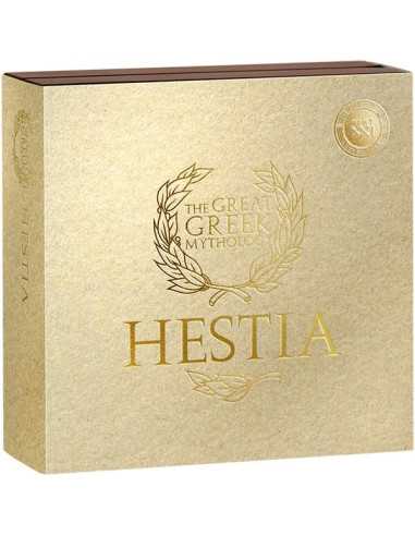 HESTIA Die große griechische Mythologie 3 Oz Silbermünze 3000 Francs Kamerun 2025 - Coins & More - Kamerun