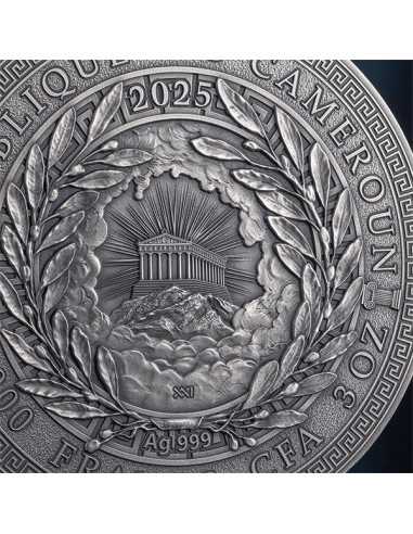 HESTIA Die große griechische Mythologie 3 Oz Silbermünze 3000 Francs Kamerun 2025 - Coins & More - Kamerun