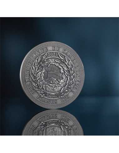HERACLES Die große griechische Mythologie 2 Oz Silbermünze 2000 Francs Kamerun 2025 - Coins & More - Kamerun