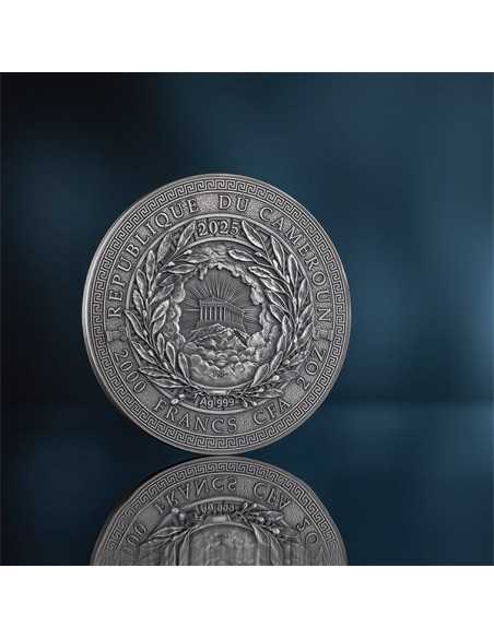 HERACLES Die große griechische Mythologie 2 Oz Silbermünze 2000 Francs Kamerun 2025 - Coins & More - Kamerun
