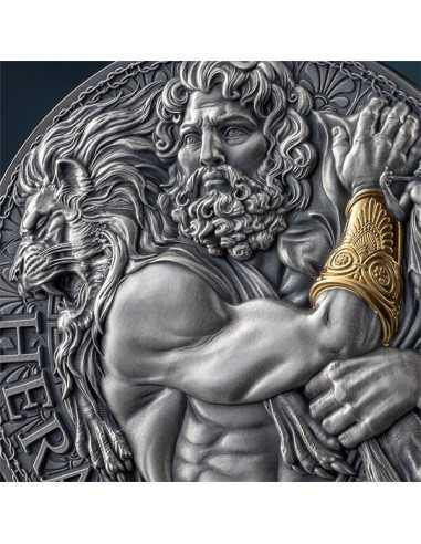 HERACLES Die große griechische Mythologie 2 Oz Silbermünze 2000 Francs Kamerun 2025 - Coins & More - Kamerun