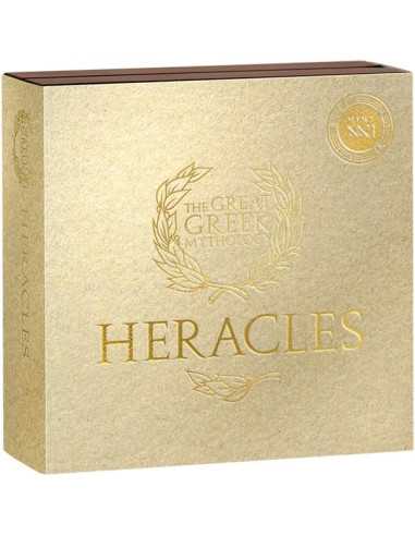 HERACLES The Great Greek Mythology 2 Oz Silver Coin 2000 Francs Cameroon 2025 - Coins & More - Cameroun