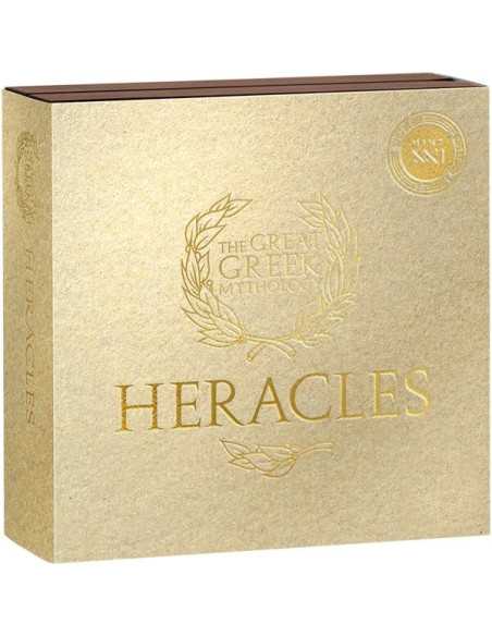 HERACLES Die große griechische Mythologie 2 Oz Silbermünze 2000 Francs Kamerun 2025 - Coins & More - Kamerun