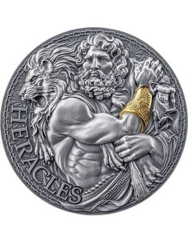HERACLES Die große griechische Mythologie 2 Oz Silbermünze 2000 Francs Kamerun 2025 - Coins & More - Kamerun