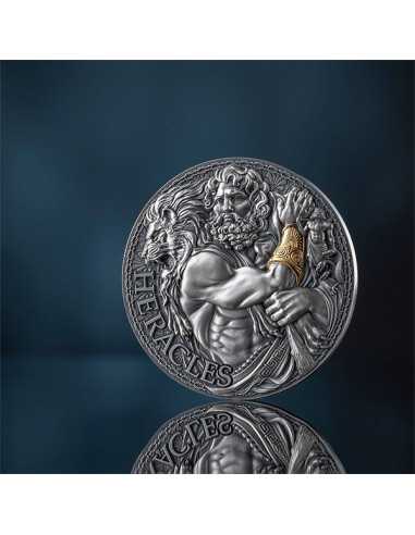 HERACLES Die große griechische Mythologie 2 Oz Silbermünze 2000 Francs Kamerun 2025 - Coins & More - Kamerun