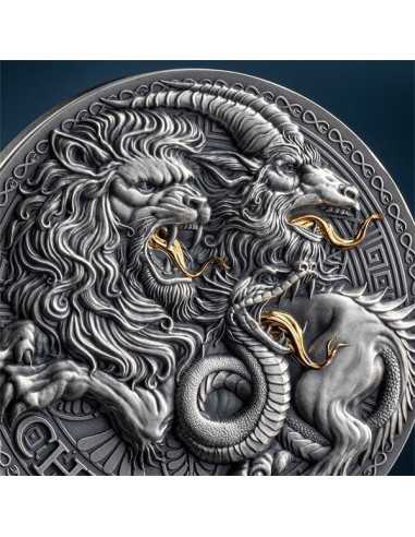 CHIMERA Die große griechische Mythologie 1 Oz Silbermünze 1000 Francs Kamerun 2025 - Coins & More - Kamerun