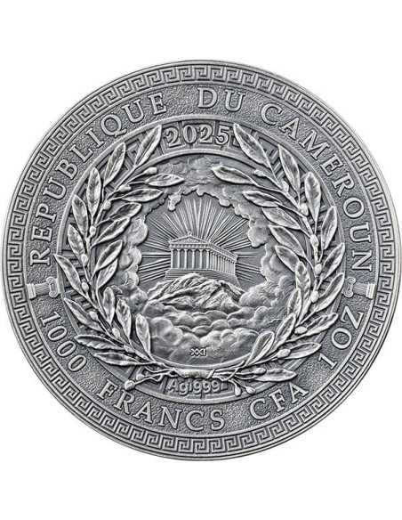 CHIMERA Die große griechische Mythologie 1 Oz Silbermünze 1000 Francs Kamerun 2025 - Coins & More - Kamerun