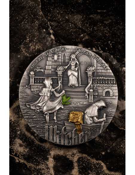 LA SIGNORA DEL LAGO Moneta d'argento da 2 once The Witcher 5$ Niue 2024 - Coins & More - Niue
