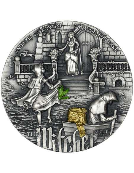 LA SIGNORA DEL LAGO Moneta d'argento da 2 once The Witcher 5$ Niue 2024 - Coins & More - Niue