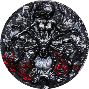 Moneta d'Argento da 2 Oz ARACHNE 2000 Franchi CFA Cameroun 2025 - Coins & More - Camerun 2