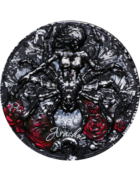 Moneta d'Argento da 2 Oz ARACHNE 2000 Franchi CFA Cameroun 2025 - Coins & More - Camerun