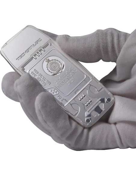 UNBREAKABLE PHONE TechStalgic 2 Oz Silver Coin 2$ Niue 2025 - Coins & More - Niue
