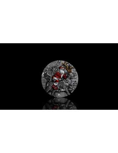 SANTA CLAUS Steampunk Series 2 Oz Silver Coin 2000 Francs Cameroon 2025 - Coins & More - Camerún