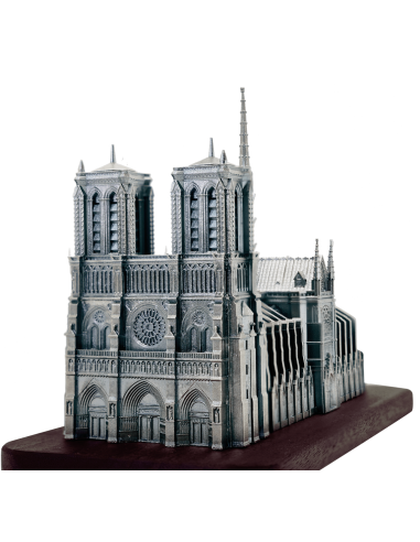 NOTRE DAME DE PARIS Moneda de Plata 3D de 10 Oz 3000 Francos Camerún 2024 - Coins & More - Camerún