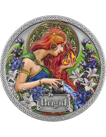 BRIGID Goddesses of Health Silver Coin 5 Cedis Ghana 2021 - Coins & More - Africa