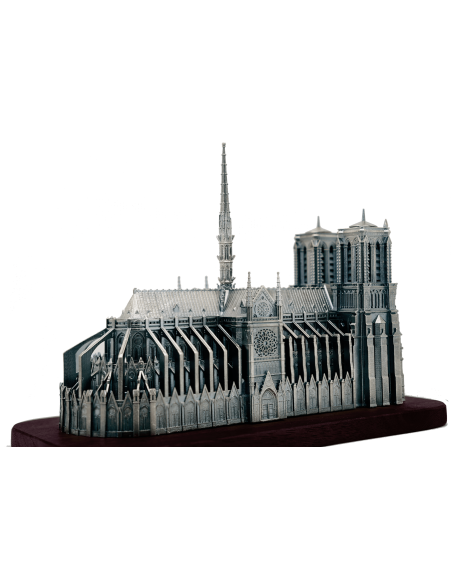 NOTRE DAME DE PARIS Moneda de Plata 3D de 10 Oz 3000 Francos Camerún 2024 - Coins & More - Camerún