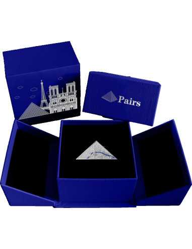 THE LOUVRE Landscape of Paris Silver Coin 2$ Samoa 2024 - Coins & More - Samoa
