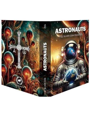 ASTRONAUTS 2024 1 Oz Silbermünze 5$ Kanada 2024 - Coins & More - Kanada
