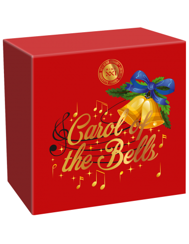 CAROL OF THE BELLS Silver Coin 500 Francs Cameroon 2021 - Coins & More - Camerun