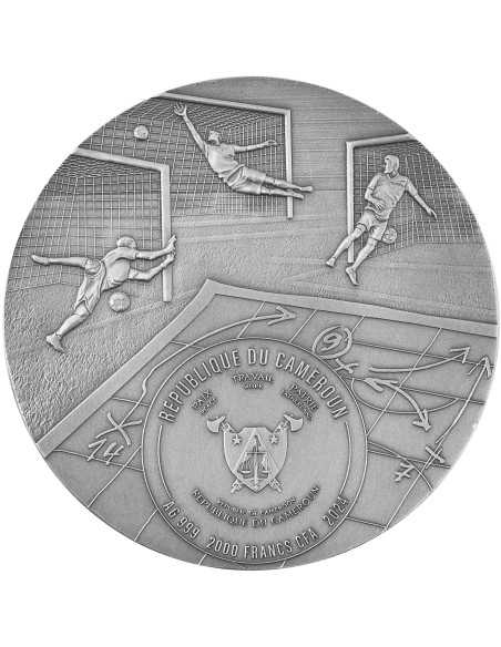 TOP SCORER ROBERT LEWANDOWSKI The Way to the Dreams 2 Oz Silver Coin 5$ Niue 2024 - Coins & More - Niue