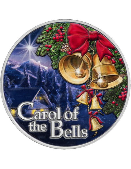CAROL OF THE BELLS Silver Coin 500 Francs Cameroon 2021 - Coins & More - Camerun