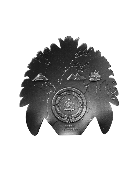 MAYA MASK Moneta d'Argento da 2 Oz 2$ Niue 2024 - Coins & More - Niue