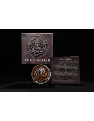 BASILISK Leyendas del Reino Serpentino Moneda de Plata de 2 Oz 2000 Francos Camerún 2025 - Coins & More - Camerún