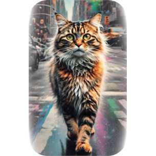 ORANGE AMERICAN SHORTHAIR IN NEW YORK Cats in the City Premium Cast Bar 100g Argento - Coins & More - Argento
