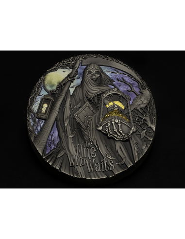 THE ONE WHO WAITS Grim Reaper Figures Of Death 2 Oz Silver Coin 2000 Francs Cameroon 2024 - Coins & More - Cameroon