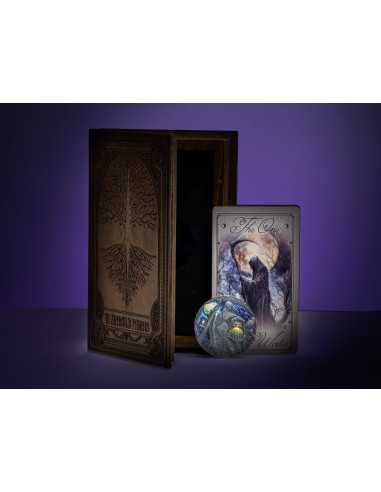 THE ONE WHO WAITS Triste Mietitore Figure di Morte Moneta d'Argento da 2 Oz 2000 Franchi Camerun 2024 - Coins & More - Camerun