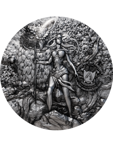 ATHENA Griechische Mythologie Serie 2 Oz Silbermünze 2000 Francs Kamerun 2025 - Coins & More - Kamerun