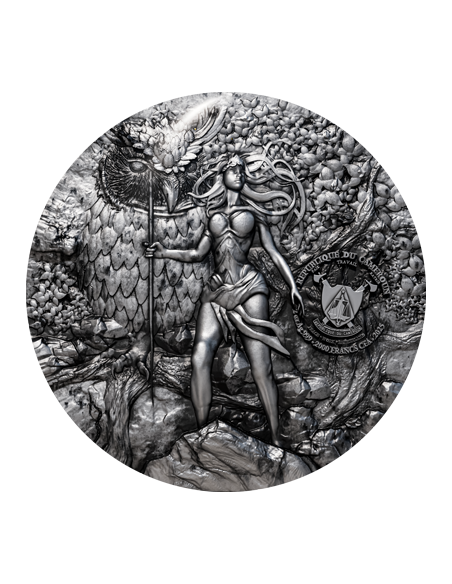 ATHENA Griechische Mythologie Serie 2 Oz Silbermünze 2000 Francs Kamerun 2025 - Coins & More - Kamerun