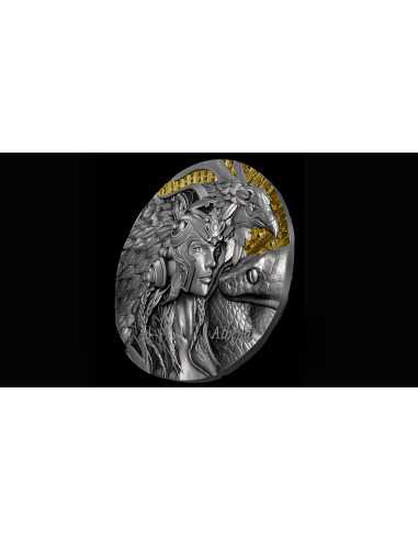 ATHENA Griechische Mythologie Serie 2 Oz Silbermünze 2000 Francs Kamerun 2025 - Coins & More - Kamerun