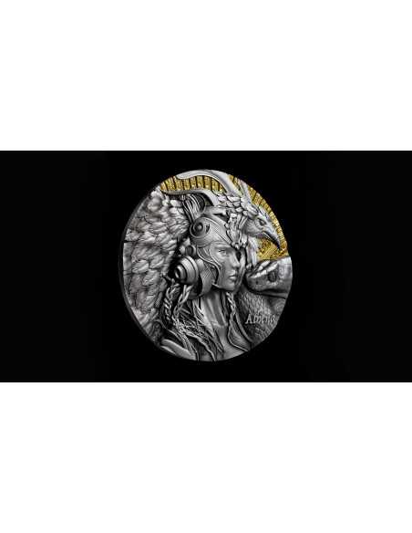 ATHENA Griechische Mythologie Serie 2 Oz Silbermünze 2000 Francs Kamerun 2025 - Coins & More - Kamerun