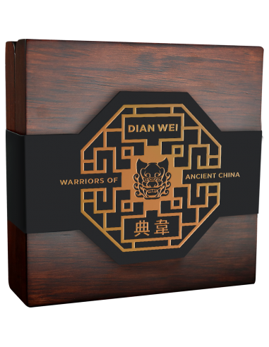 DIAN WEI Warriors of Ancient China Gold Plating 3 Oz Silver Coin 5$ Niue 2021 - Coins & More - Niue
