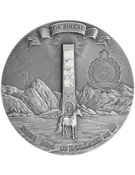 LA TORRE DI SWALLOW Moneta d'argento da 1 chilo 50$ Niue 2024 - Coins & More - Niue