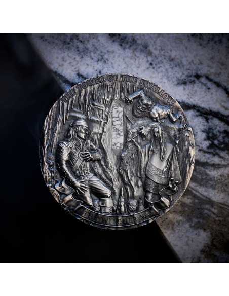 LA TORRE DI SWALLOW Moneta d'argento da 1 chilo 50$ Niue 2024 - Coins & More - Niue