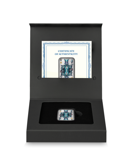 KING OF DIAMONDS Poker Cards Premium Cast Bar 2 Oz Silver - Coins & More - Plata