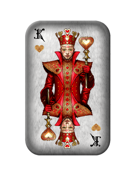 KING OF HEARTS Carte da poker Premium Cast Bar 2 Oz Argento - Coins & More - Argento