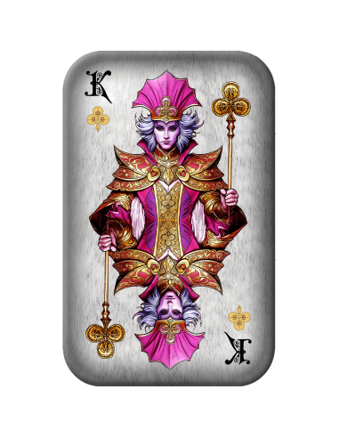 KING OF CLUBS Poker Cards Premium Cast Bar 2 Oz Silver - Coins & More - Silver