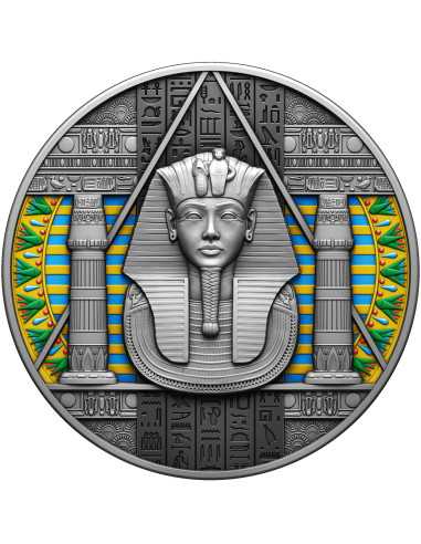 ALT-ÄGYPTEN 7 Grundlegende Antike Zivilisationen 2 Oz Silbermünze 2000 Francs Kamerun 2024 - Coins & More - Kamerun