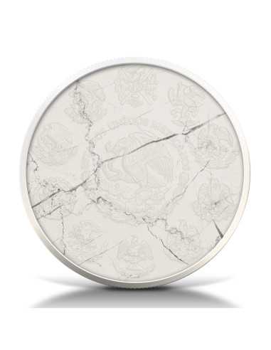 LIBERTAD Weißer Marmor Marmor Sammlung 1 Oz Silbermünze Mexiko 2024 - Coins & More - Mexiko