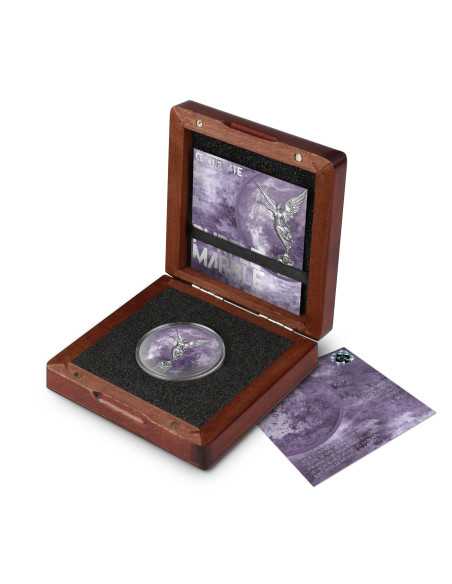 LIBERTAD Collezione Marmo Viola 1 Oz Moneta d'Argento Messico 2024 - Coins & More - Messico