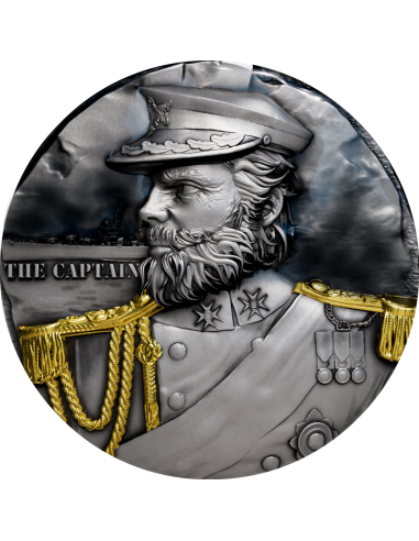 THE CAPTAIN Myths and Masters of the Seven Seas 2 Oz Silver Coin 2000 Francs Cameroon 2025 - Coins & More - Cameroon