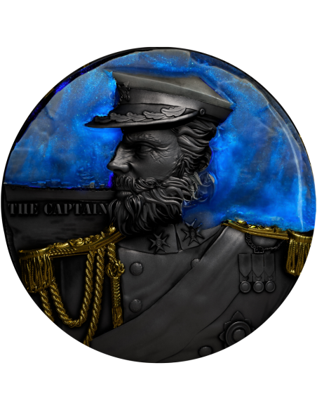 THE CAPTAIN Myths and Masters of the Seven Seas 2 Oz Silver Coin 2000 Francs Cameroon 2025 - Coins & More - Cameroon