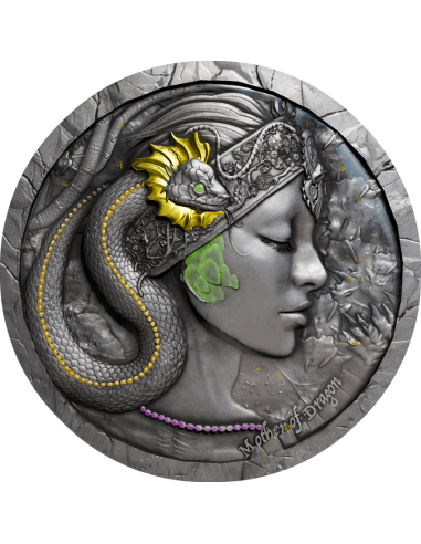 MADRE DEL DRAGONE Moneta d'argento da 2 Oz 2000 Franchi Camerun 2025 - Coins & More - Camerun
