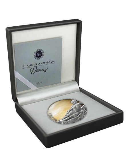 VENUS Planets and Gods 3 Oz Silver Coin 3000 Francs Cameroon 2021 - Coins & More - Camerún
